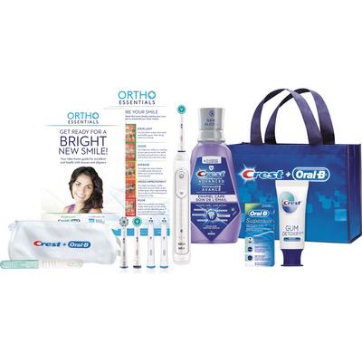 Crest® + Oral-B® Genius X™ Professional Ortho Essentials Power Toothbrush Bundle