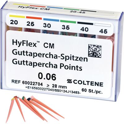 HyFlex CM Gutta Percha Points, 60/Pkg