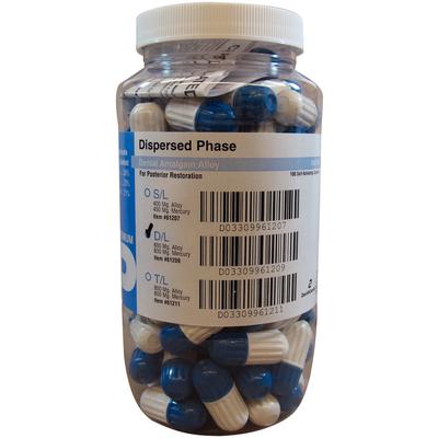 Premium Dispersed Phase Amalgam – Alloy, Fast Set, 2 Spill, 500/Pkg