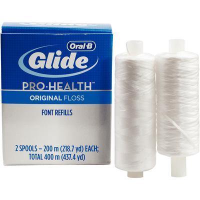 Oral-B® Glide Floss Font Refill, Unflavored, 200 m, 2/Pkg - 3Z Dental (4952049778733)