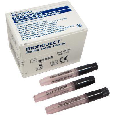 Monoject® Endodontic Blunt Cannulas – 25/Pkg - 3Z Dental