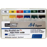 Dia-ProISO GT Paper Points – 0.04 Taper, Spillproof Packaging, 100/Pkg - 3Z Dental