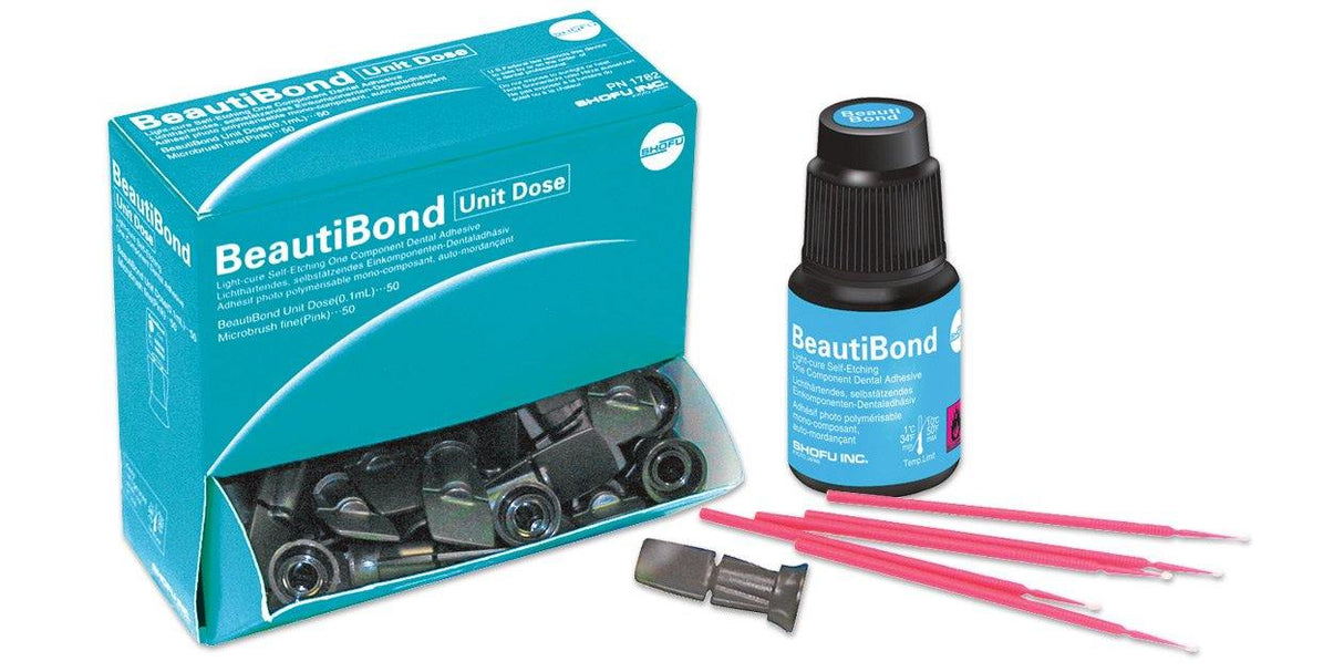 Beautibond Bottle Kit: 6ml Bottle, 50 Microbrushes, 25 V-Dish - 3Z Dental (4951866703917)