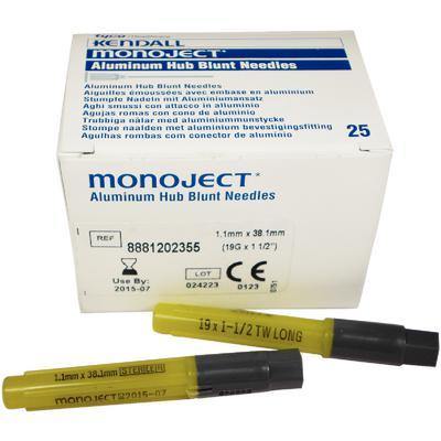 Monoject® Endodontic Blunt Cannulas – 25/Pkg - 3Z Dental