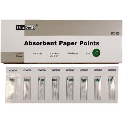 Absorbent Paper Points – Cell Pack, Accessory Sizes, 200/Box - 3Z Dental