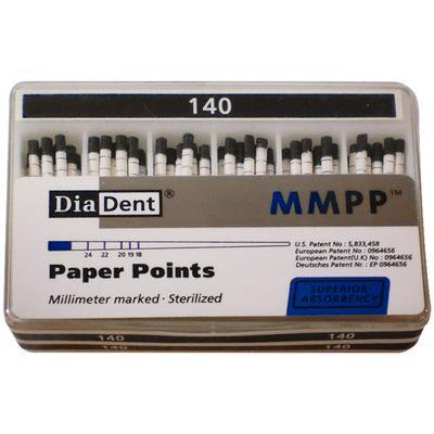 Millimeter Marked Absorbent Paper Points – ISO Sizes Spill-Proof Box, 200/Pkg - 3Z Dental