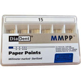 Millimeter Marked Absorbent Paper Points – ISO Sizes Spill-Proof Box, 200/Pkg - 3Z Dental