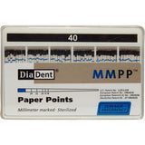 Millimeter Marked Absorbent Paper Points – ISO Sizes Spill-Proof Box, 200/Pkg - 3Z Dental