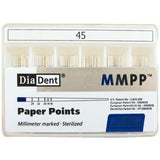 Millimeter Marked Absorbent Paper Points – ISO Sizes Spill-Proof Box, 200/Pkg - 3Z Dental