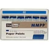 Millimeter Marked Absorbent Paper Points – ISO Sizes Spill-Proof Box, 200/Pkg - 3Z Dental