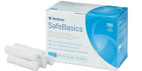 SafeBasics Cotton Dental Rolls - 3Z Dental (6178764685504)