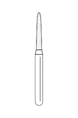 Solo Diamond™ Curettage K Single-Use Diamond Burs – FG, Cone Bevel End, 25/Pkg