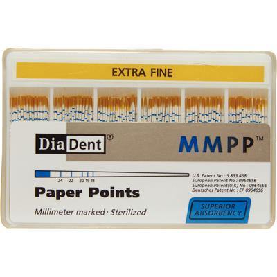 Millimeter Marked Absorbent Paper Points – Auxiliary Sizes Spill-Proof Box, 200/Pkg - 3Z Dental